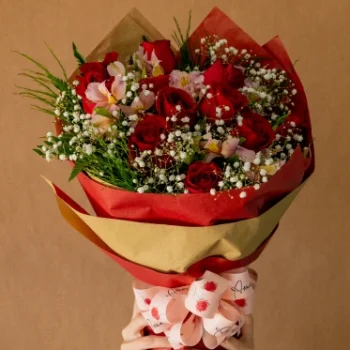 Buquê de Rosas Nacionais - 10 Rosas