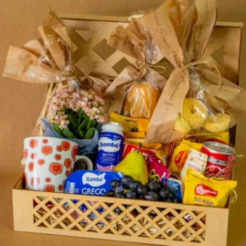 Cesta de Café da Manhã Tradicional - Grande