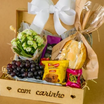 Cesta de Café da Manhã Tradicional - Pequeno
