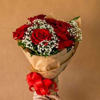 Buquê de Rosas Colombianas Importadas - 6 Rosas