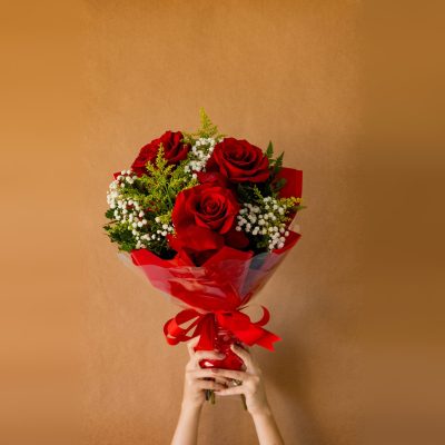 Buquê de Rosas Colombianas Importadas - 3 Rosas