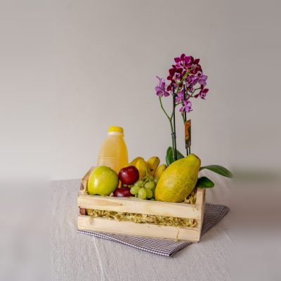 Cesta Frescor & Flores